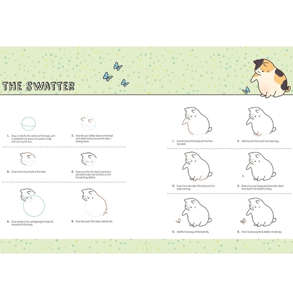 Draw & Color Kawaii Kitties Kit - Picture 3 of 8